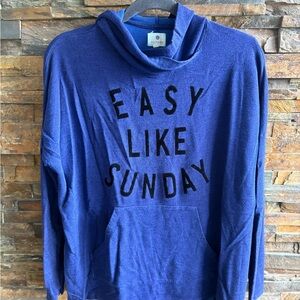 Sundry Cobalt Blue Cowl Neck Sweater